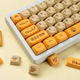 129-Key PBT Pikachu Pokémon Anime Keycap Set